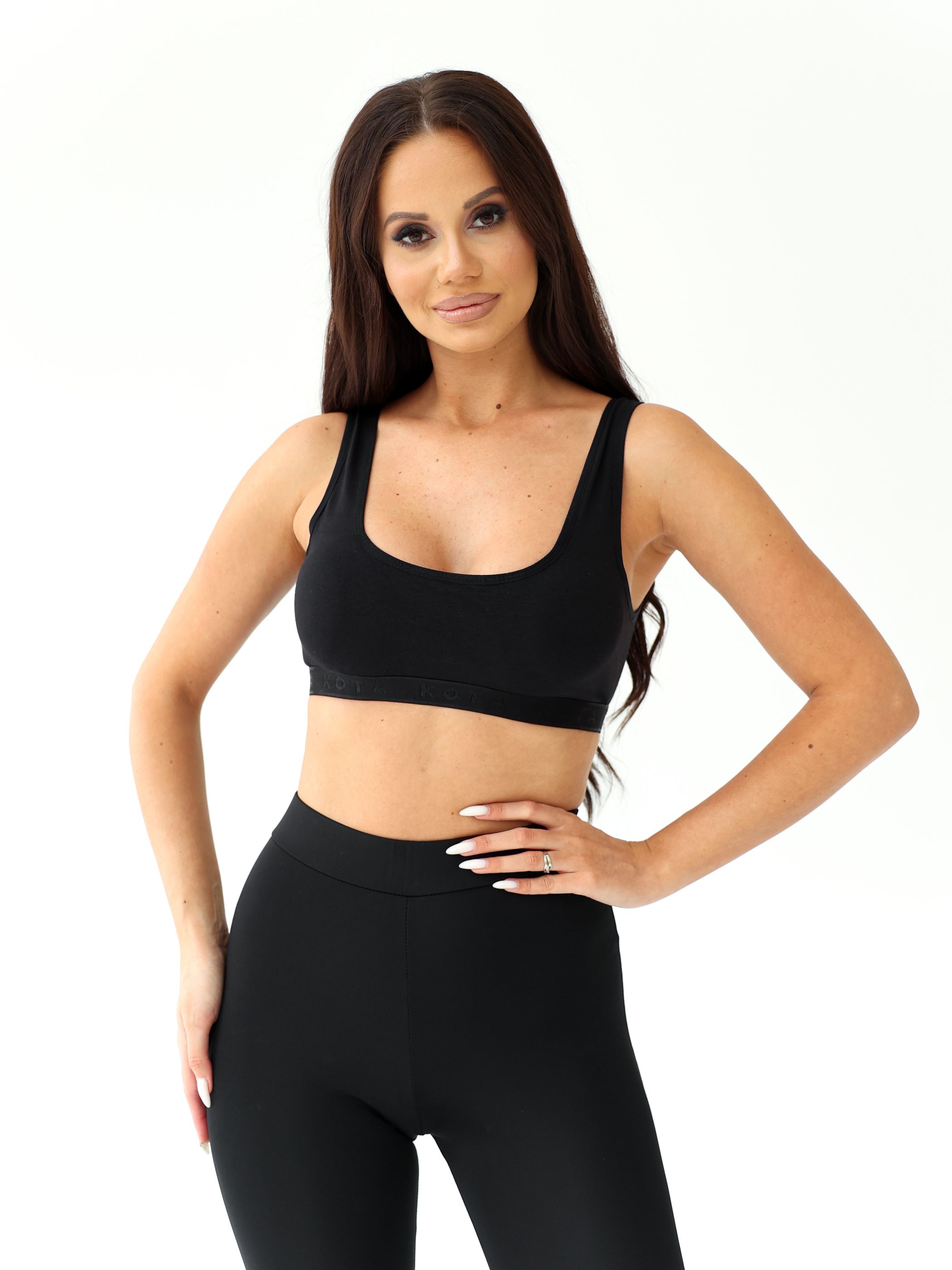Топ женский Kota 6313 черный 100B-105B