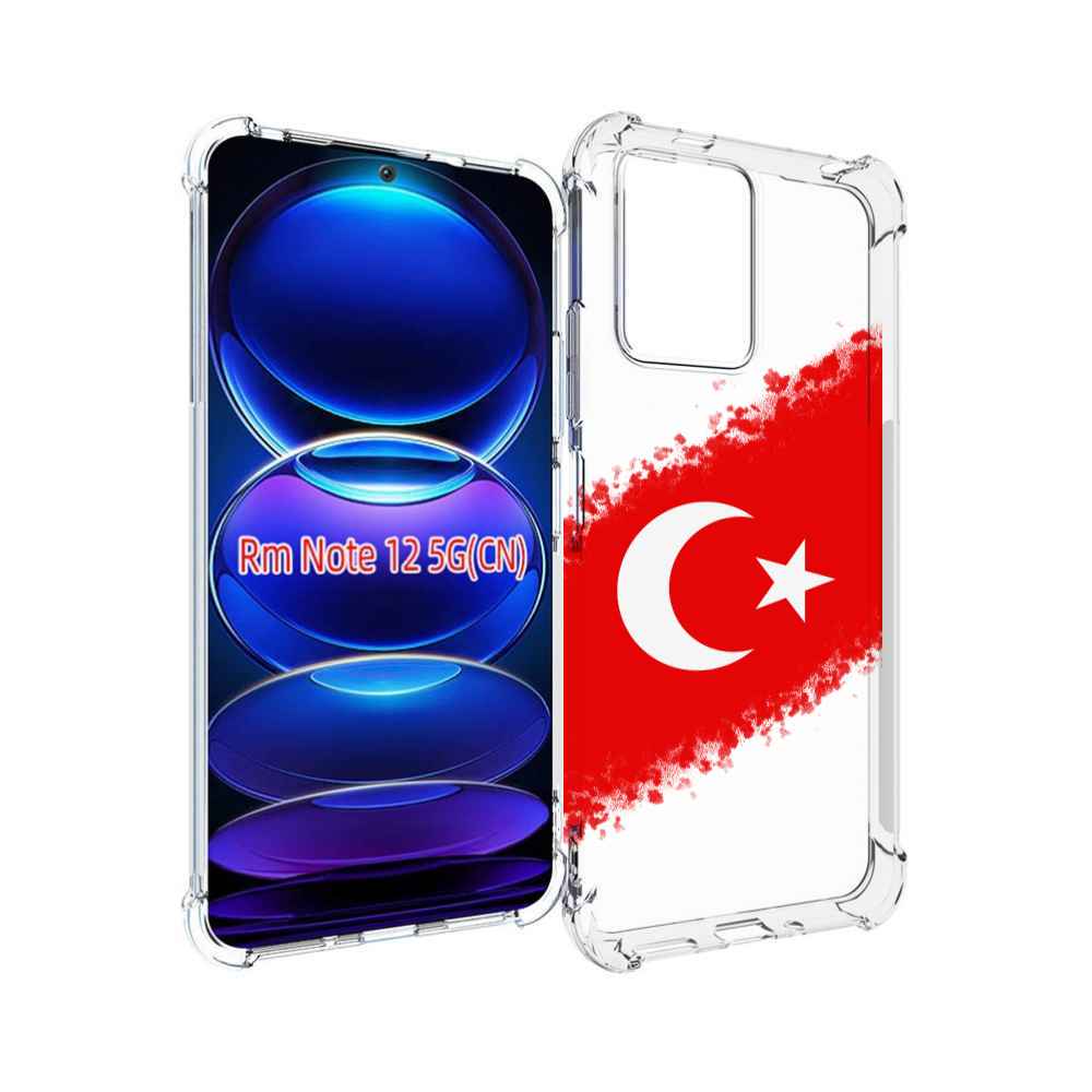 

Чехол MyPads флаг Турции для Xiaomi Redmi Note 12, Прозрачный, Tocco
