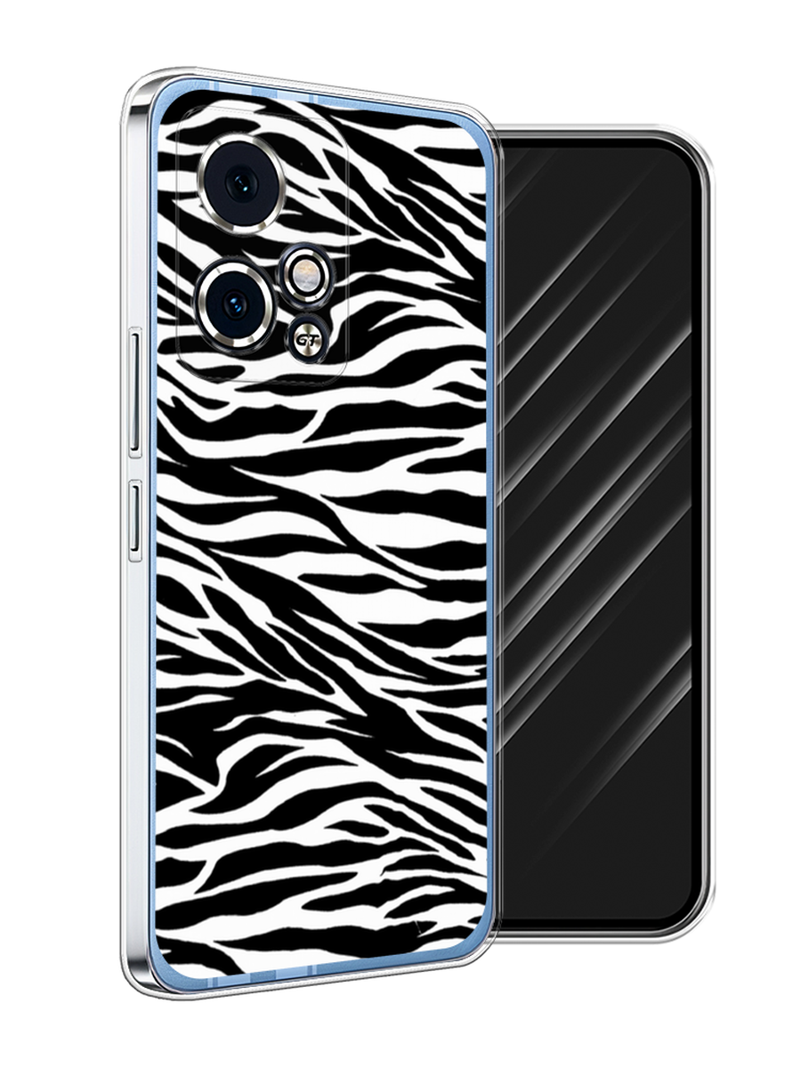 

Чехол Awog на Honor 90 GT "Принт зебра", Белый;серый;черный, 6123450-1
