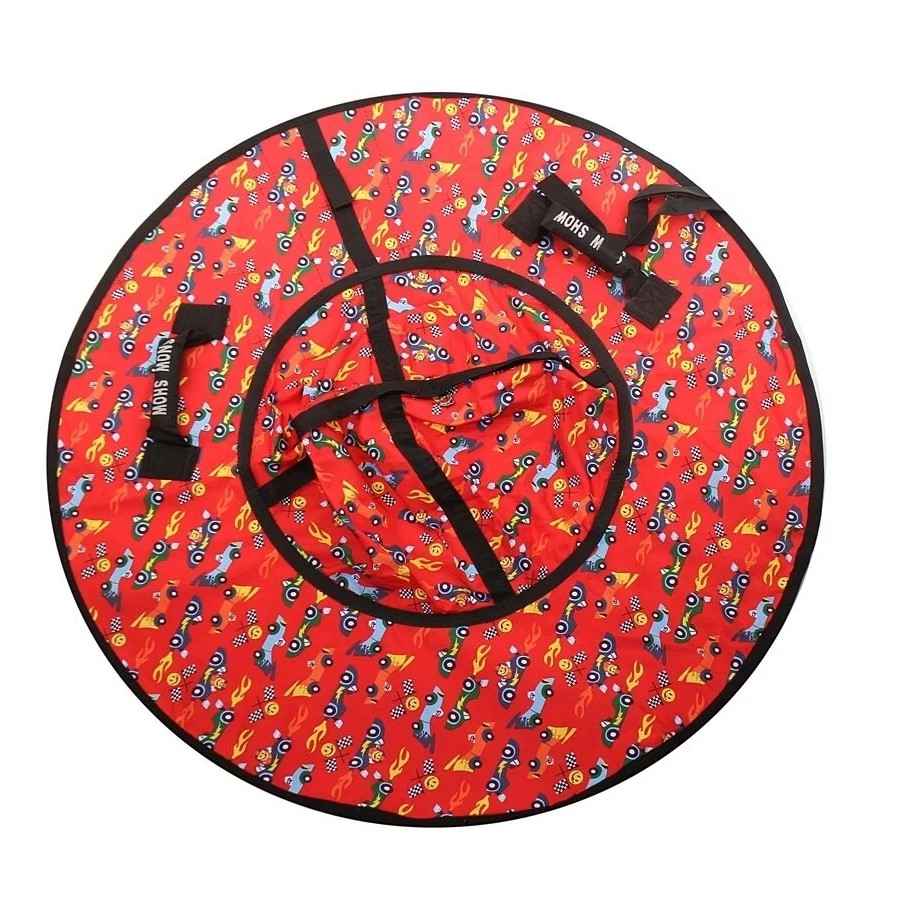 Санки надувные Тюбинг RT Гонки на красном, диаметр 105 см