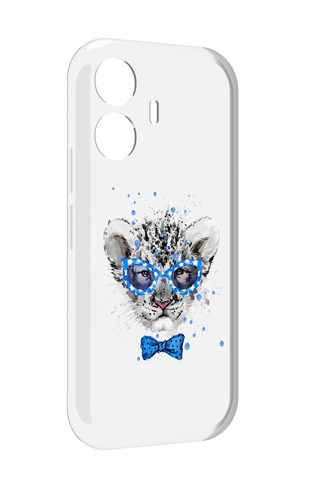 

Чехол MyPads тигренок с бабочкой для Vivo Y77E / Vivo iQOO Z6 Lite, Прозрачный, Tocco