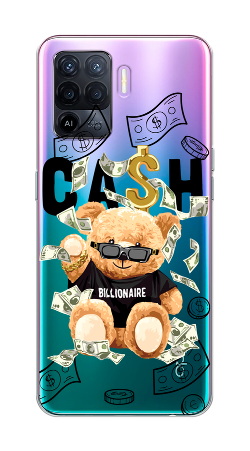 

Чехол на Oppo Reno 5 Lite "Big cash", Черный;серый;бежевый, 255150-6