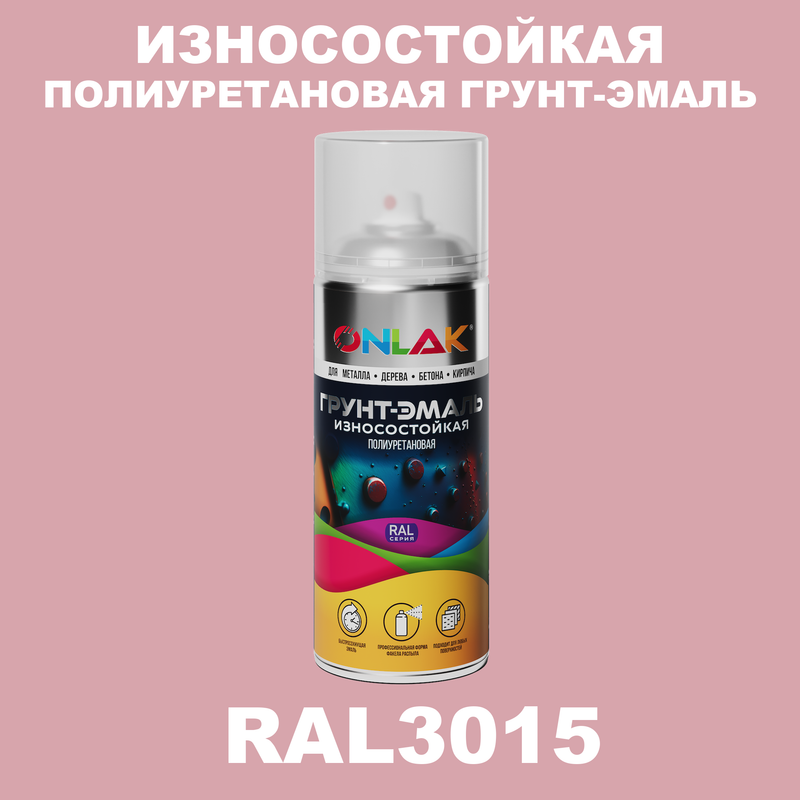 

Грунт-эмаль полиуретановая ONLAK RAL3015, Красный, RAL-PUPM-SPREY