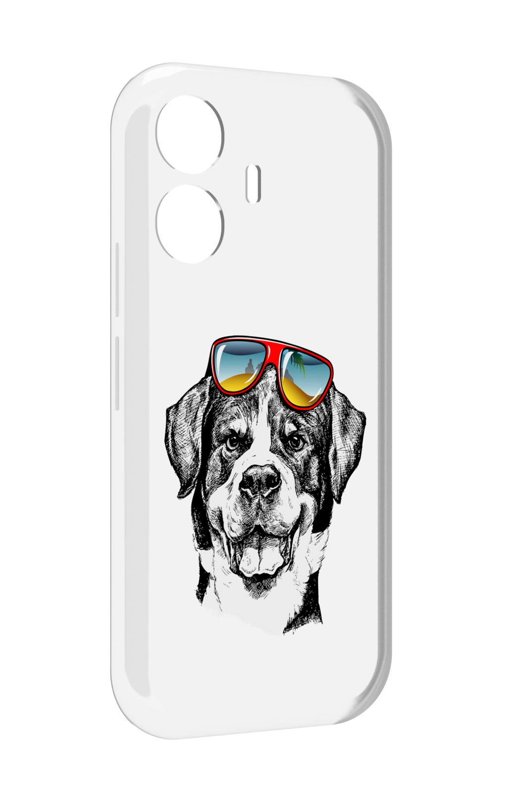 

Чехол MyPads счастливая собака для Vivo Y77E / Vivo iQOO Z6 Lite, Прозрачный, Tocco