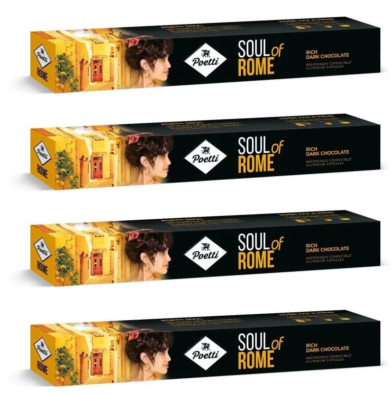 

Кофе в капсулах Poetti Soul of Rome, 40 капсул, poetti-romekaps40