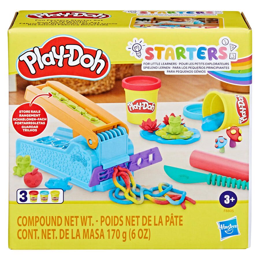 

Набор для лепки Play-Doh стартовый набор Веселая фабрика F88055L0, Красный;голубой;желтый, Fun Factory Starter Set