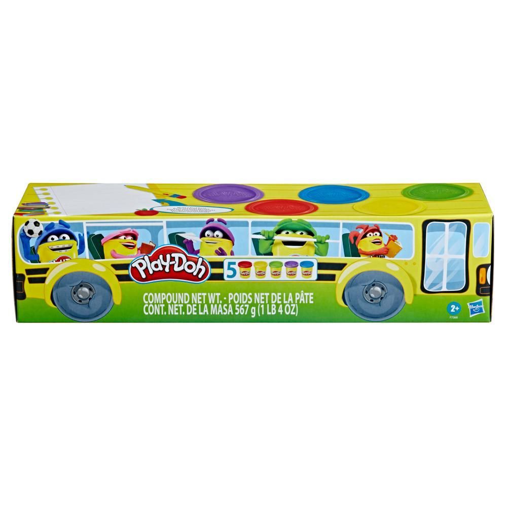 

Набор игровой Play-Doh масса для лепки 5 цветов F7368EU4, Разноцветный, Back to School 5-Pack