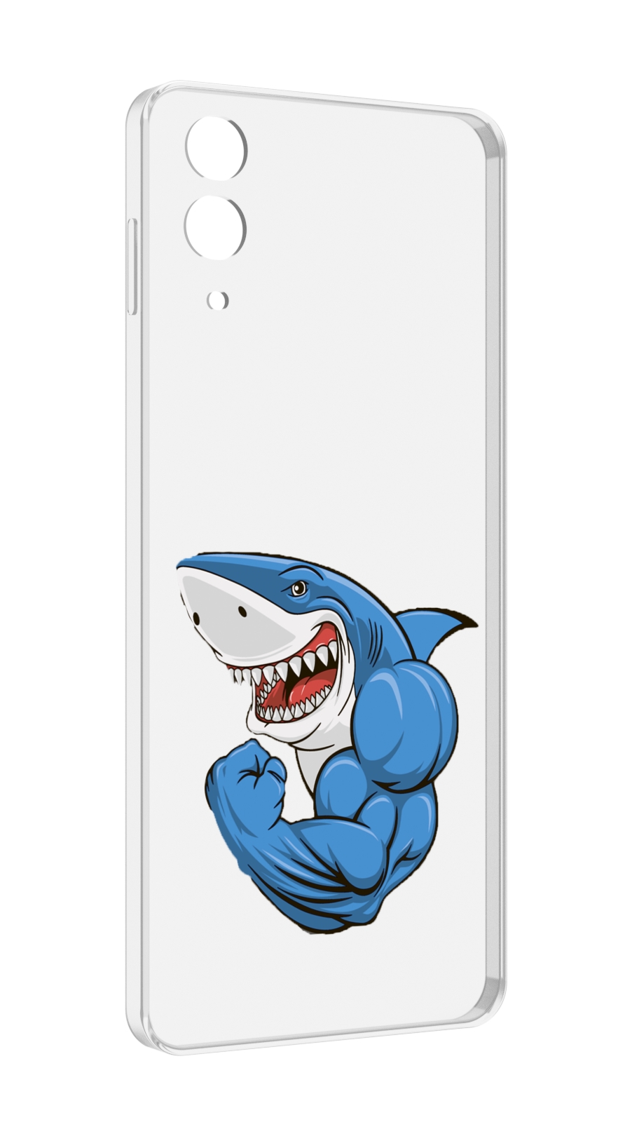 

Чехол MyPads накаченная акула для Samsung Galaxy Z Flip 4 (SM-F721), Прозрачный, Tocco