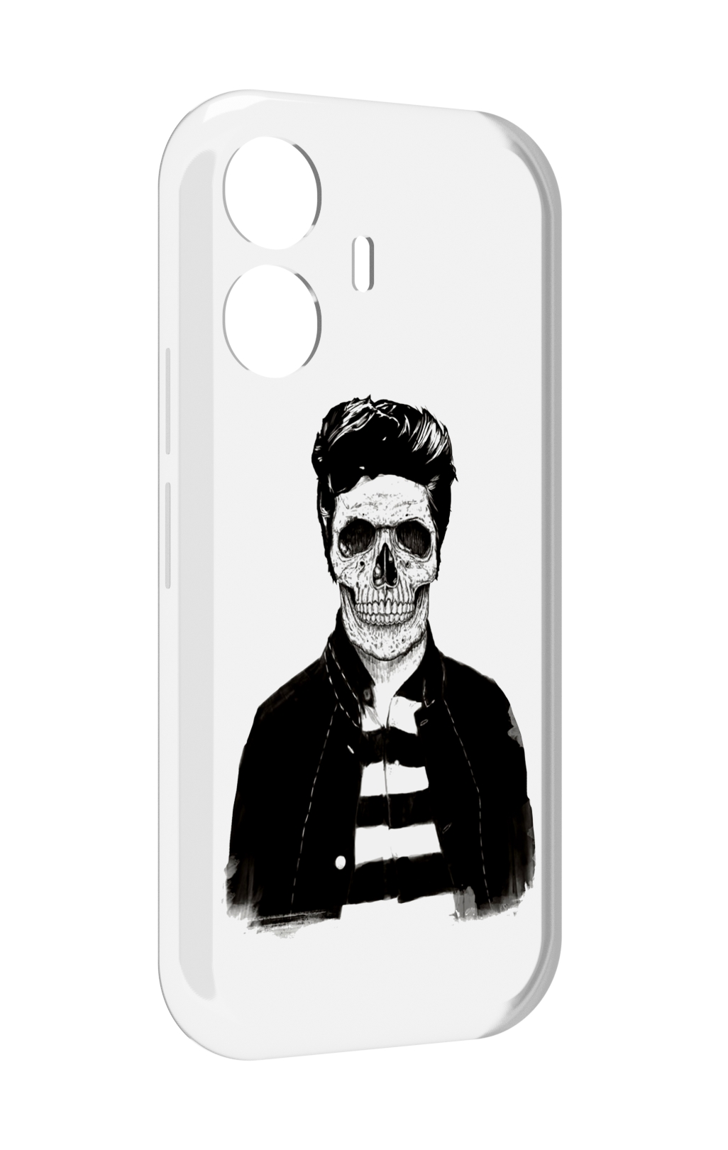 

Чехол MyPads скелет для Vivo Y77E / Vivo iQOO Z6 Lite, Прозрачный, Tocco