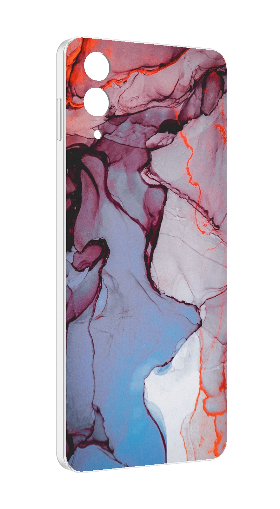 

Чехол MyPads мраморный рисунок для Samsung Galaxy Z Flip 4 (SM-F721), Прозрачный, Tocco