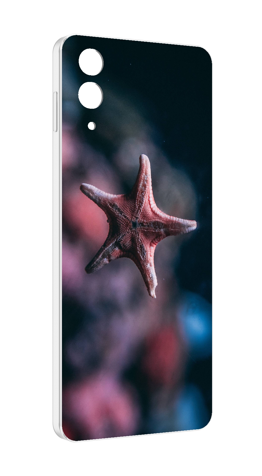 

Чехол MyPads морская-звезда---starfish для Samsung Galaxy Z Flip 4 (SM-F721), Прозрачный, Tocco