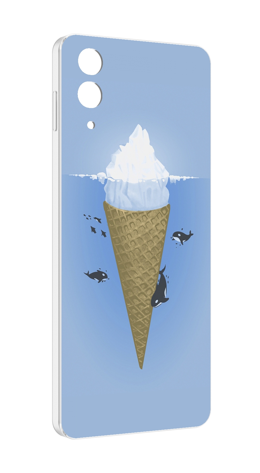 

Чехол MyPads мороженное-у-косаток для Samsung Galaxy Z Flip 4 (SM-F721), Прозрачный, Tocco