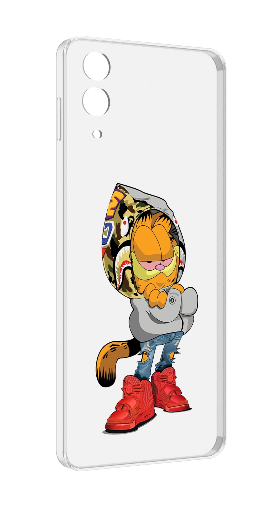 

Чехол MyPads модный-котяра детский для Samsung Galaxy Z Flip 4 (SM-F721), Прозрачный, Tocco