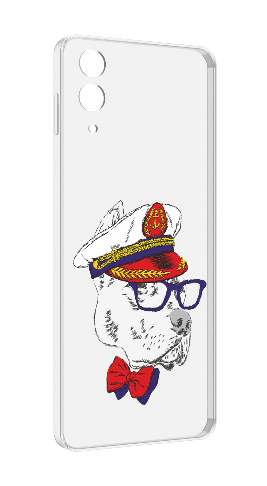 

Чехол MyPads бульдог для Samsung Galaxy Z Flip 4 (SM-F721), Прозрачный, Tocco