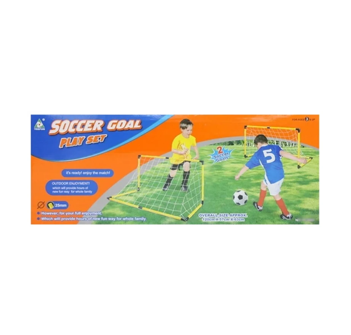 Игра Футбол Soccer Goal ворота 120х57х63см, Dтрубки=2,5см, мяч D=13см, насос YF368D