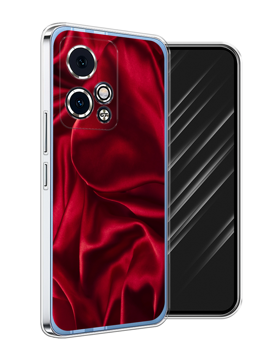 

Чехол Awog на Honor 90 GT "Текстура красный шелк", 6123450-1