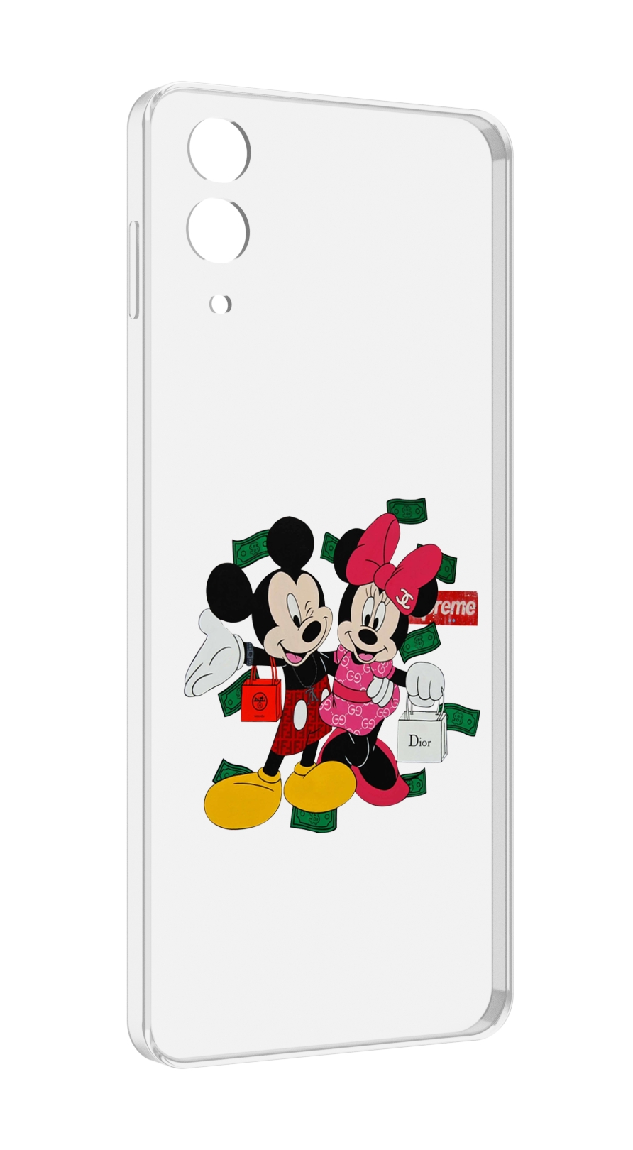 

Чехол MyPads модные-микки-маус детский для Samsung Galaxy Z Flip 4 (SM-F721), Прозрачный, Tocco