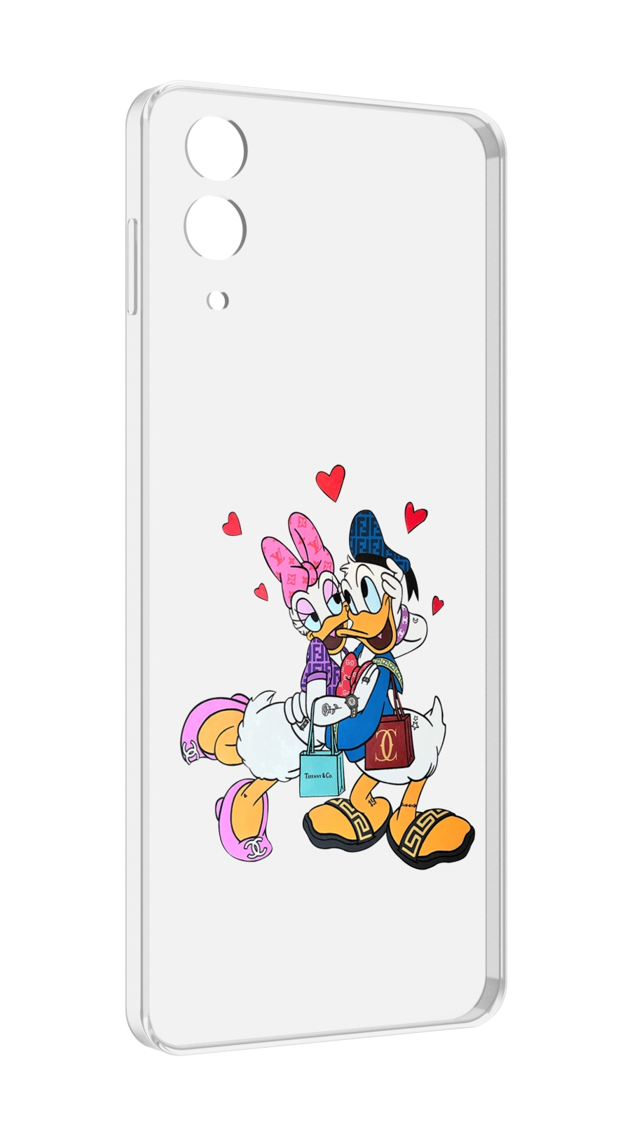 

Чехол MyPads модные-влюбленные-утки для Samsung Galaxy Z Flip 4 (SM-F721), Прозрачный, Tocco