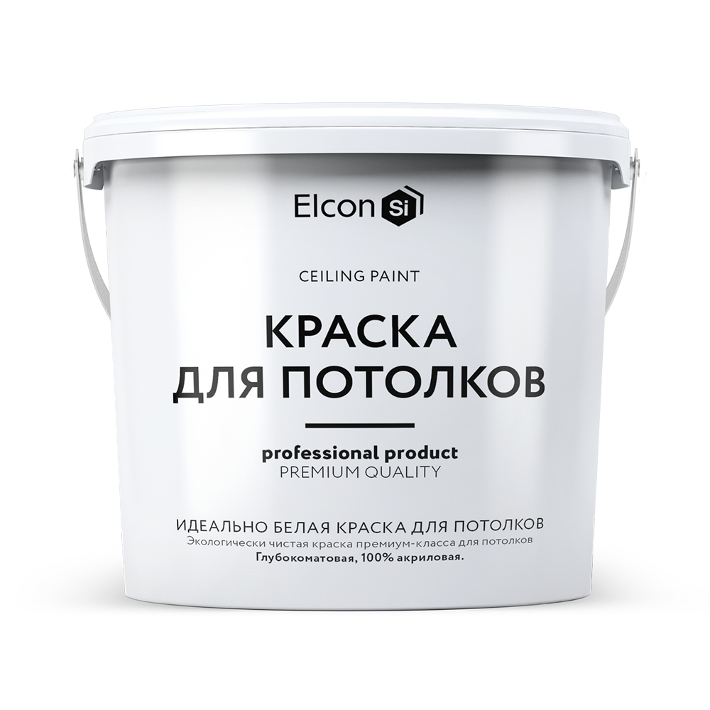 фото Краска elcon для потолков, 900 мл