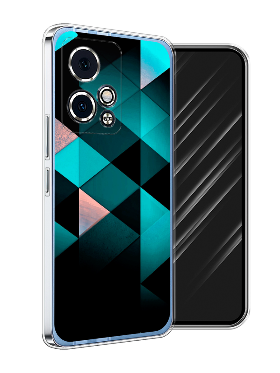 

Чехол Awog на Honor 90 GT "Геометрия 16", Бирюзовый;черный, 6123450-1