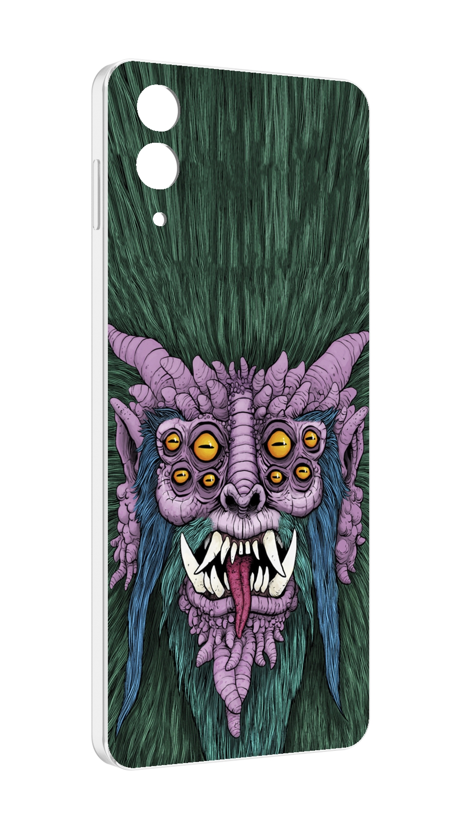 

Чехол MyPads многоглазый черт для Samsung Galaxy Z Flip 4 (SM-F721), Прозрачный, Tocco