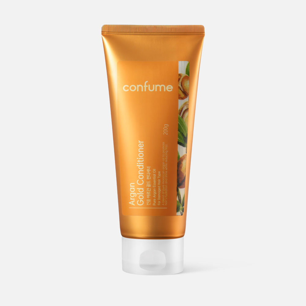 Кондиционер для волос Confume Argan Gold Conditioner с аргановым маслом и золотом 200 мл