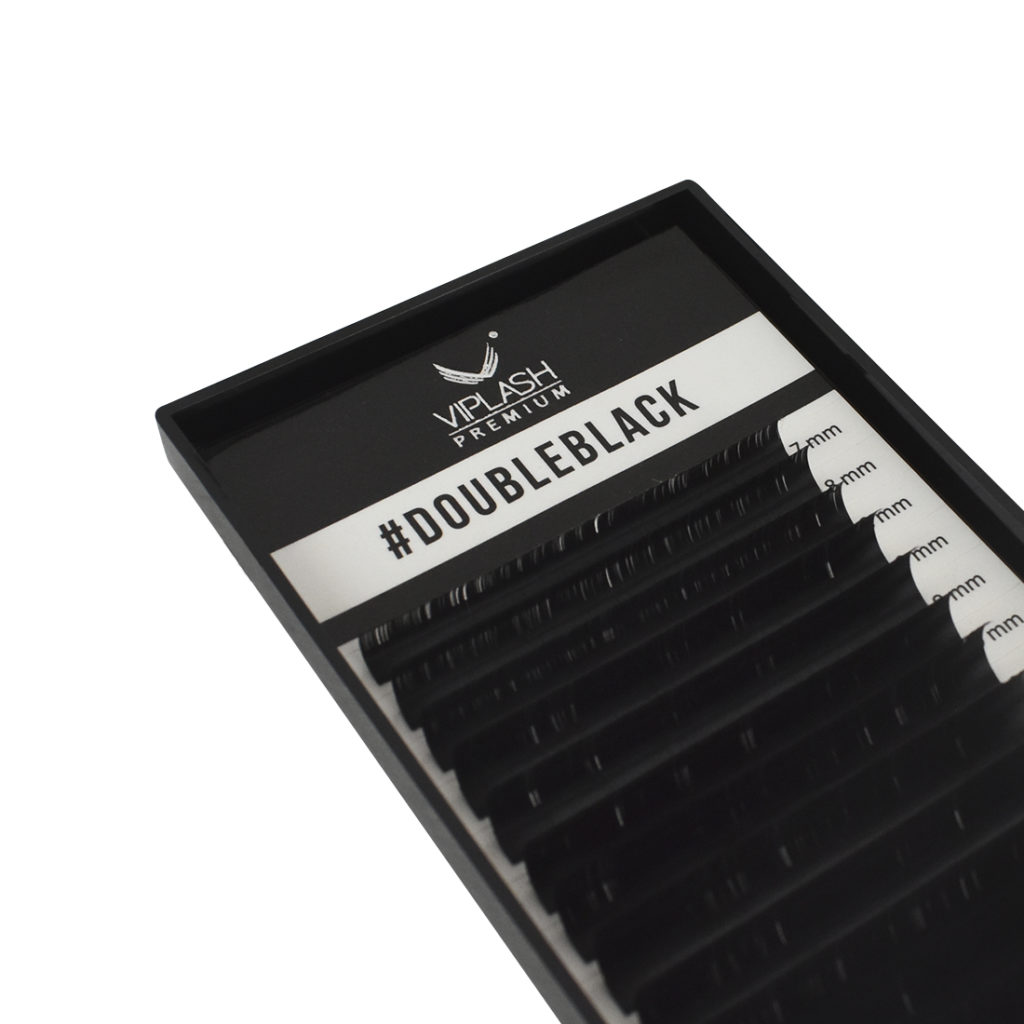 

Ресницы Viplash Doubleblack 16 линий C 0.12 7-13, Черный