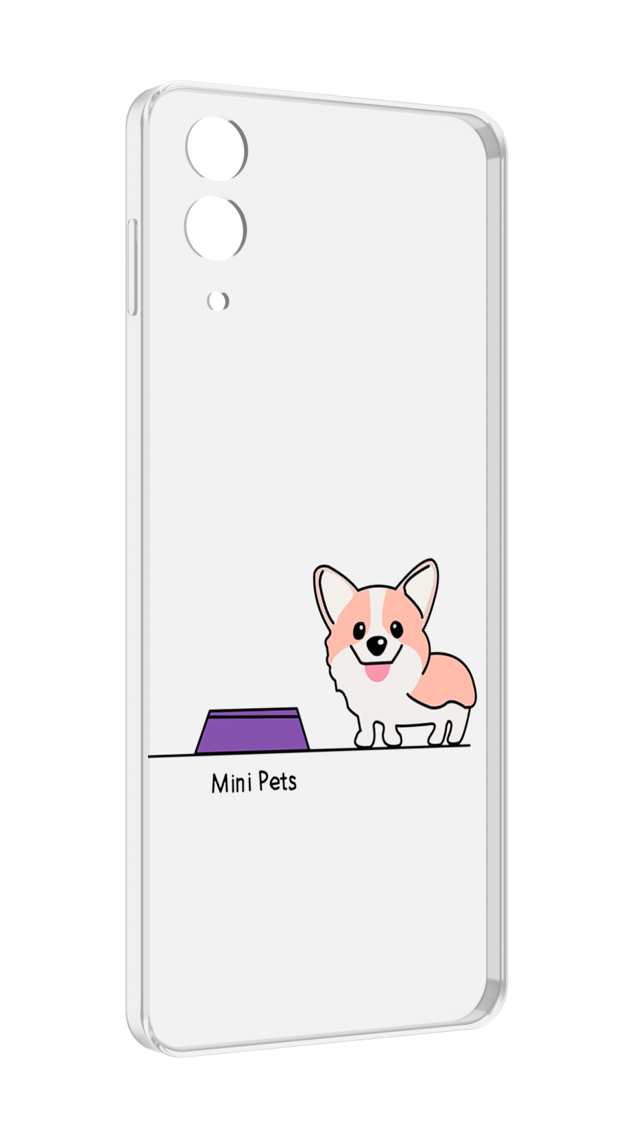 

Чехол MyPads мини-питомец детский для Samsung Galaxy Z Flip 4 (SM-F721), Прозрачный, Tocco