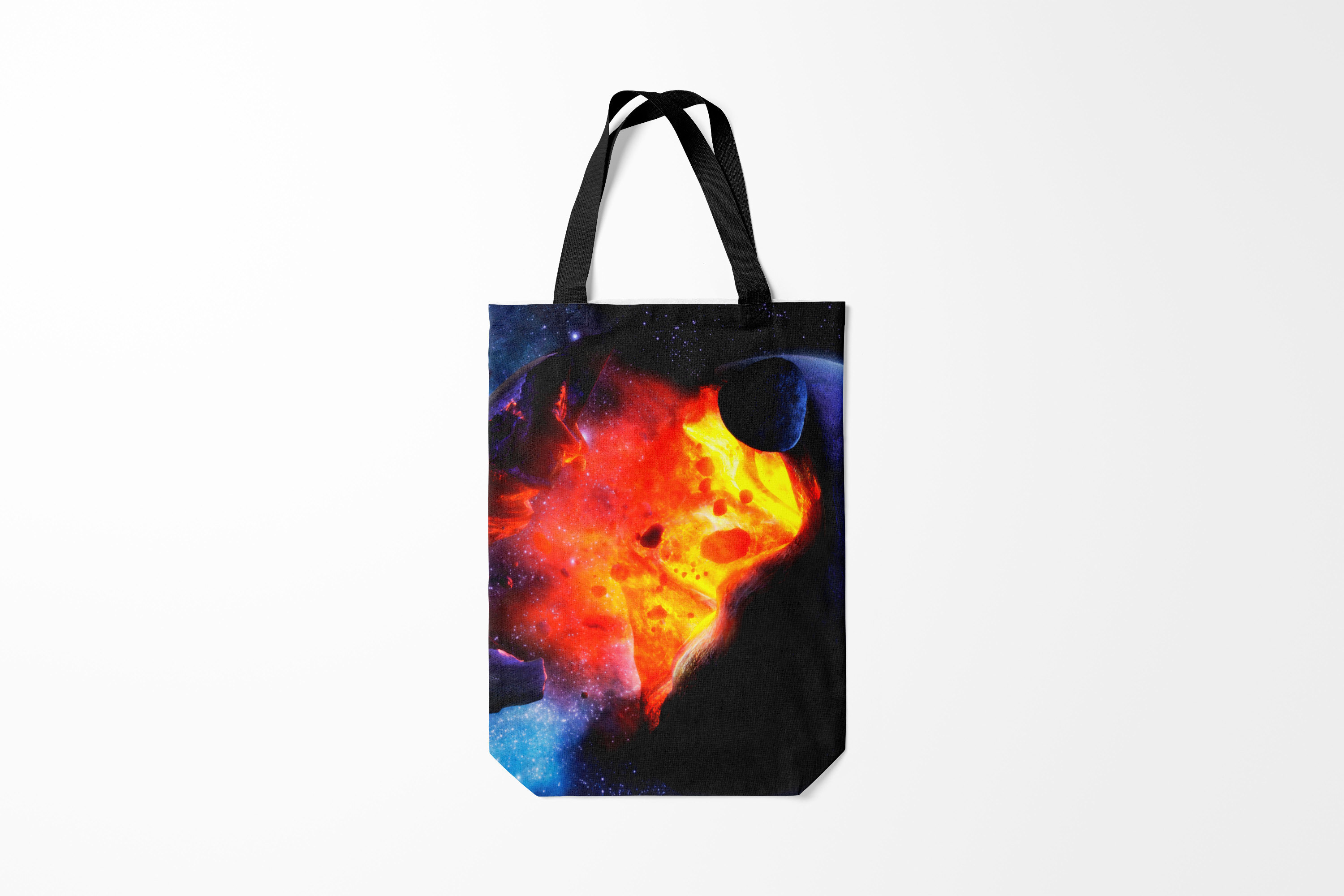 

Сумка шoппер унисекс Burnettie Космос SPACE PSY, черный, Космос SPACE PSY