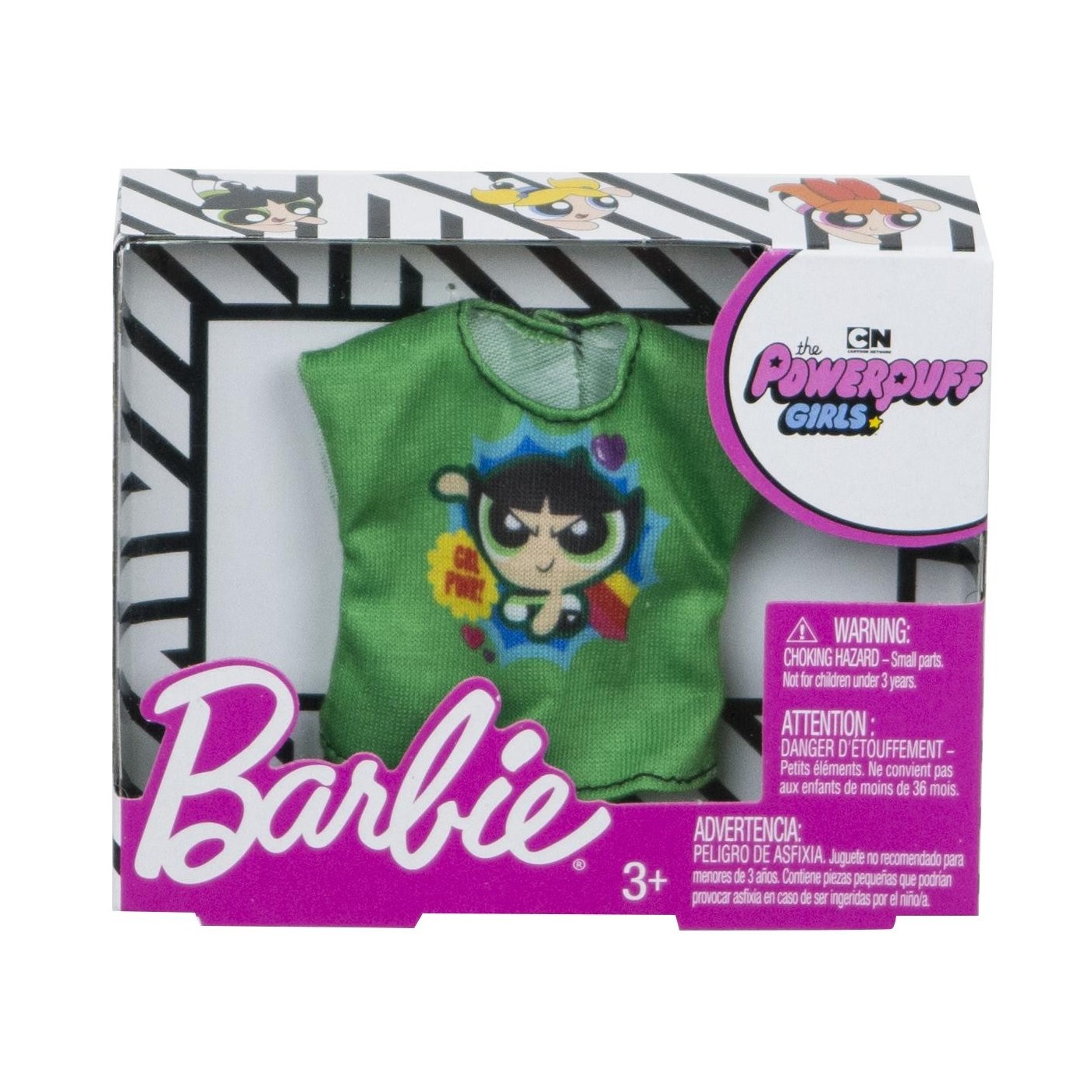 

Одежда для куклы Барби Модный зеленый топ Barbie Fashion The Powerpuff Girls