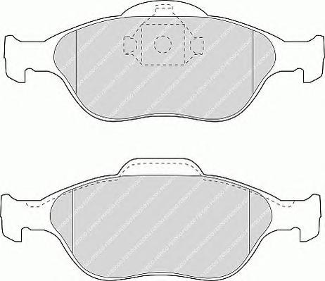 

Комплект тормозных колодок Ferodo FDB1394