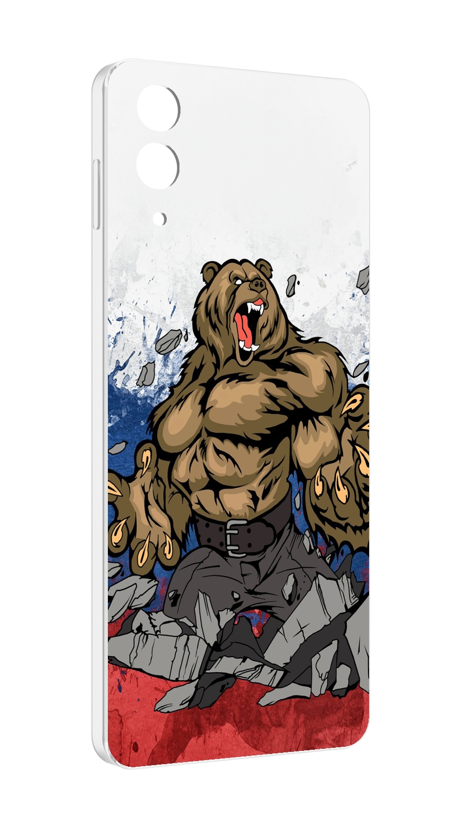 

Чехол MyPads медведь защитник родины для Samsung Galaxy Z Flip 4 (SM-F721), Прозрачный, Tocco