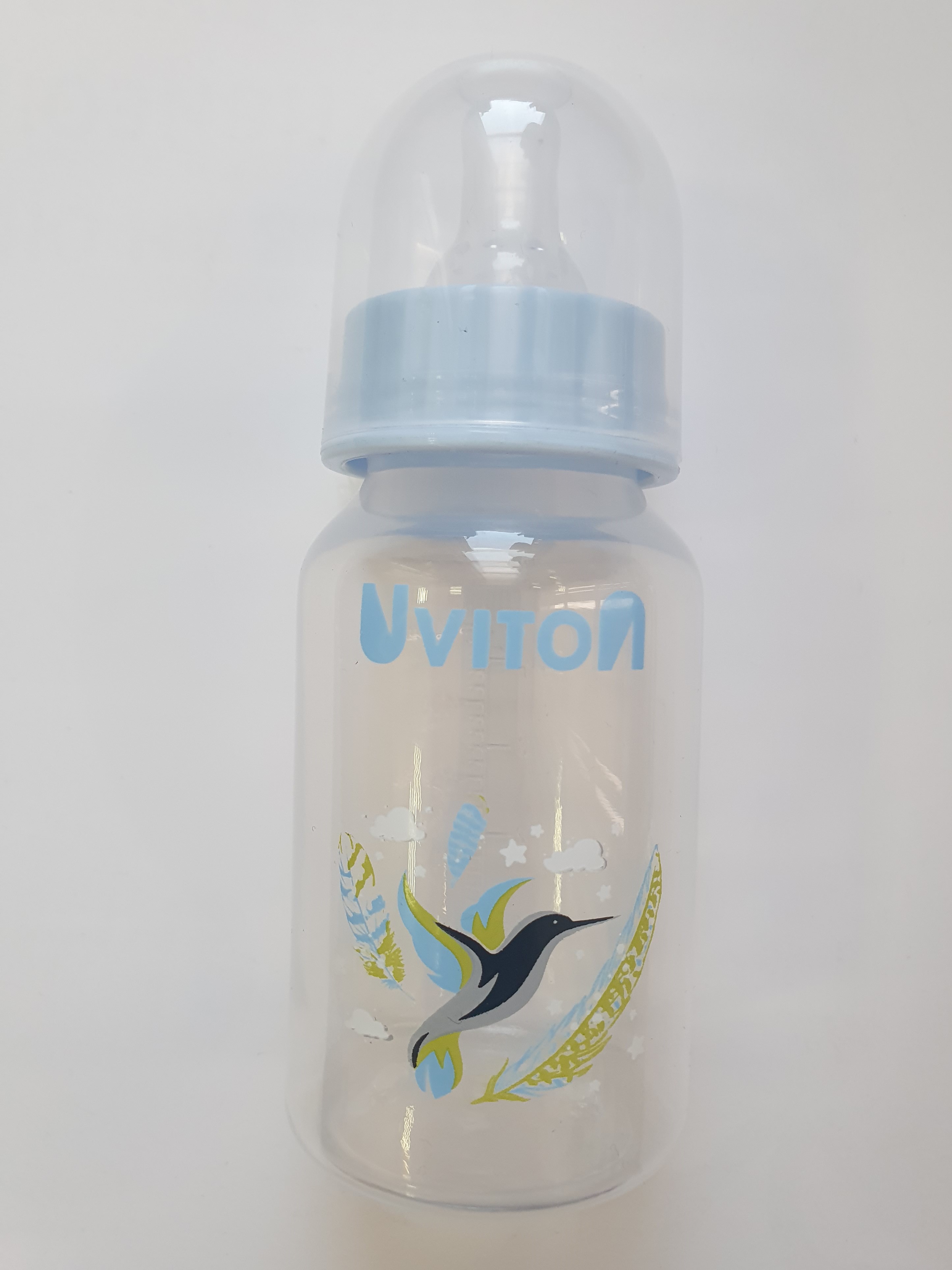 

Бутылочка для кормления Uviton узкое горлышко 125мл, Голубой, Бутылочка для кормления