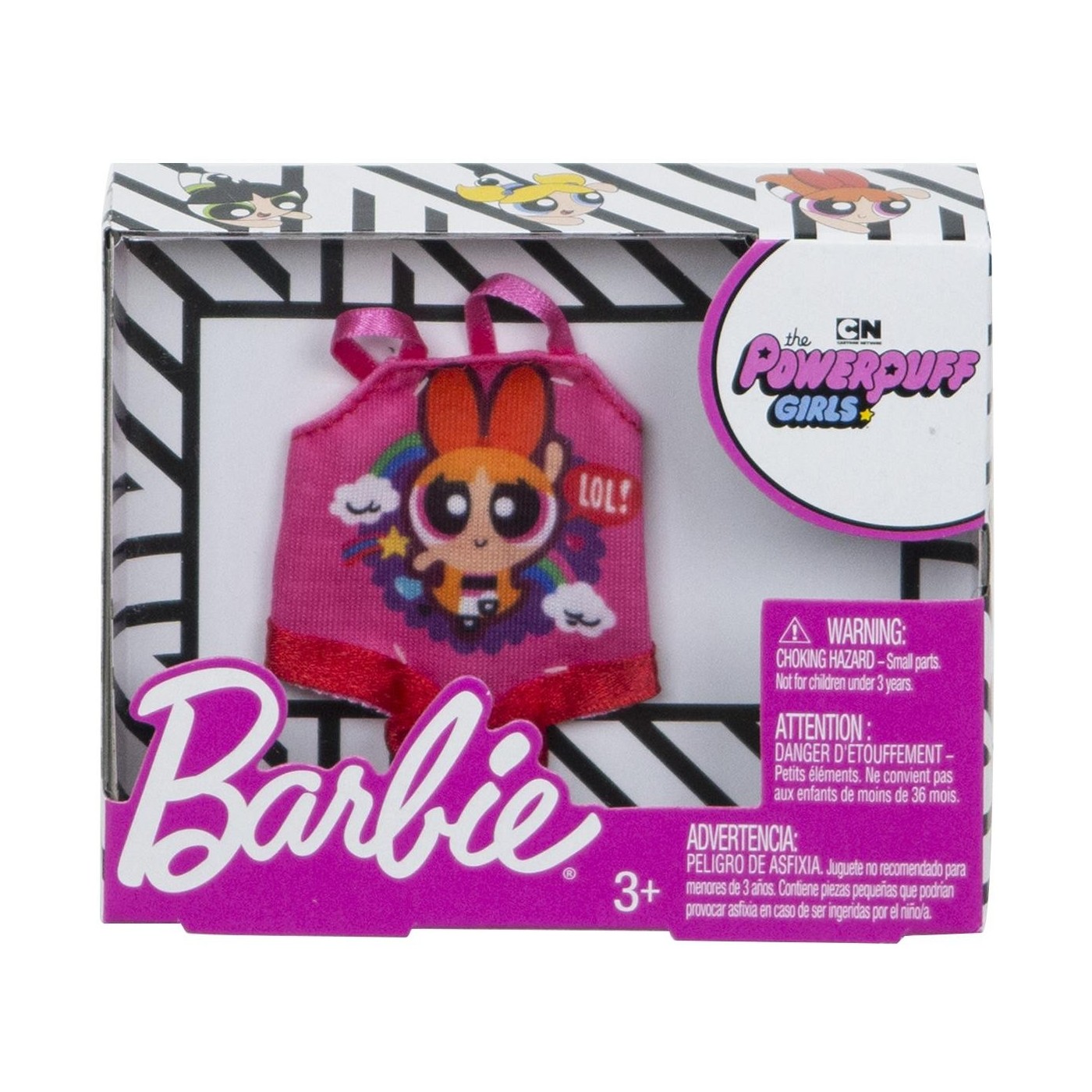 

Одежда для куклы Барби Модный розовый топ Barbie Fashion The Powerpuff Girls