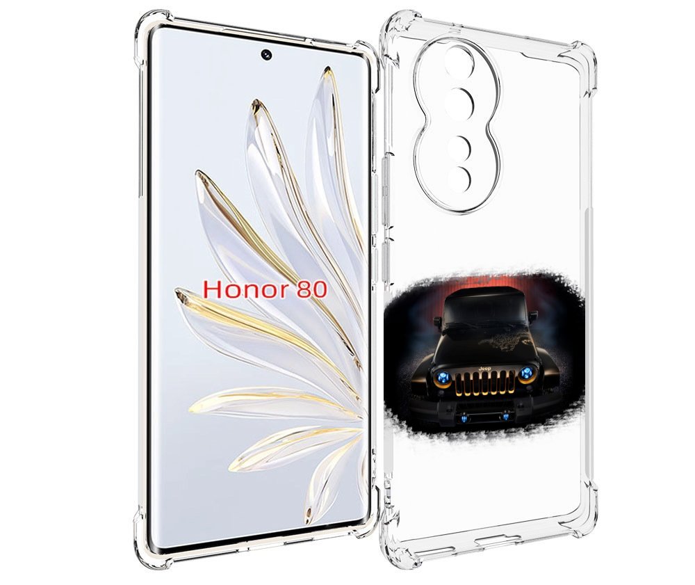 

Чехол MyPads jeep 2 для Honor 80, Прозрачный, Tocco