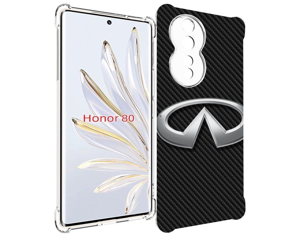 

Чехол MyPads infiniti-2 мужской для Honor 80, Прозрачный, Tocco