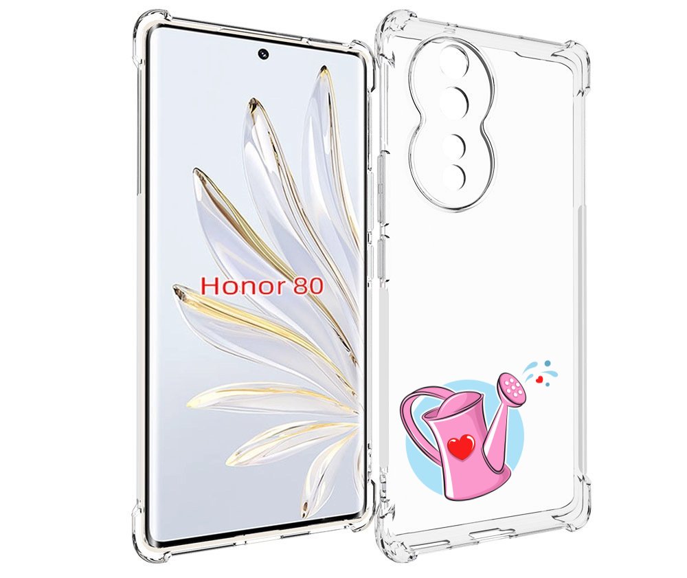 

Чехол MyPads Лейка любви 14 февраля для Honor 80, Прозрачный, Tocco