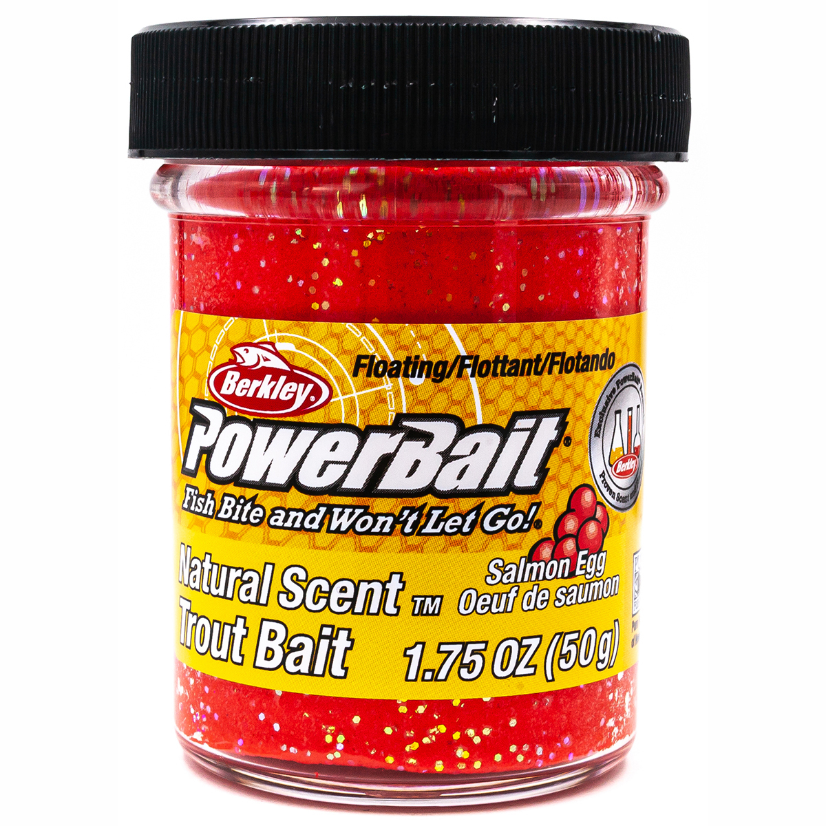 Форелевая паста Berkley PowerBait Natural Scent 1152860 50гр, Икра red