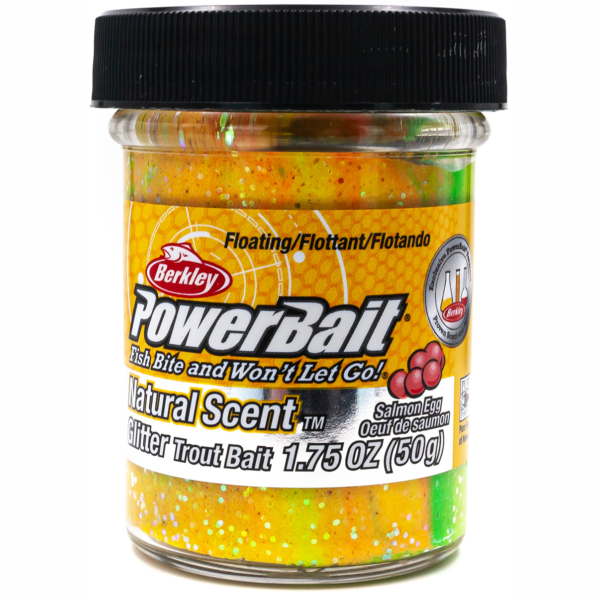 Форелевая паста Berkley PowerBait Natural Scent 1203183 50 гр, Икра rainbow