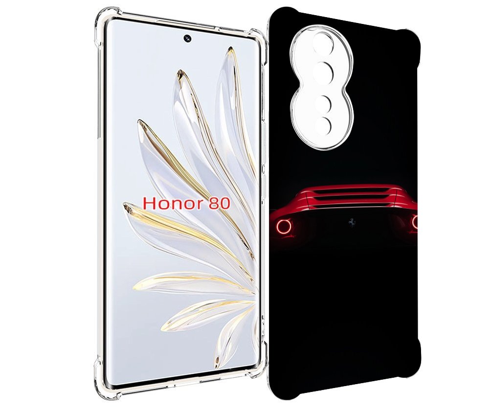 

Чехол MyPads ferrari 1 для Honor 80, Прозрачный, Tocco