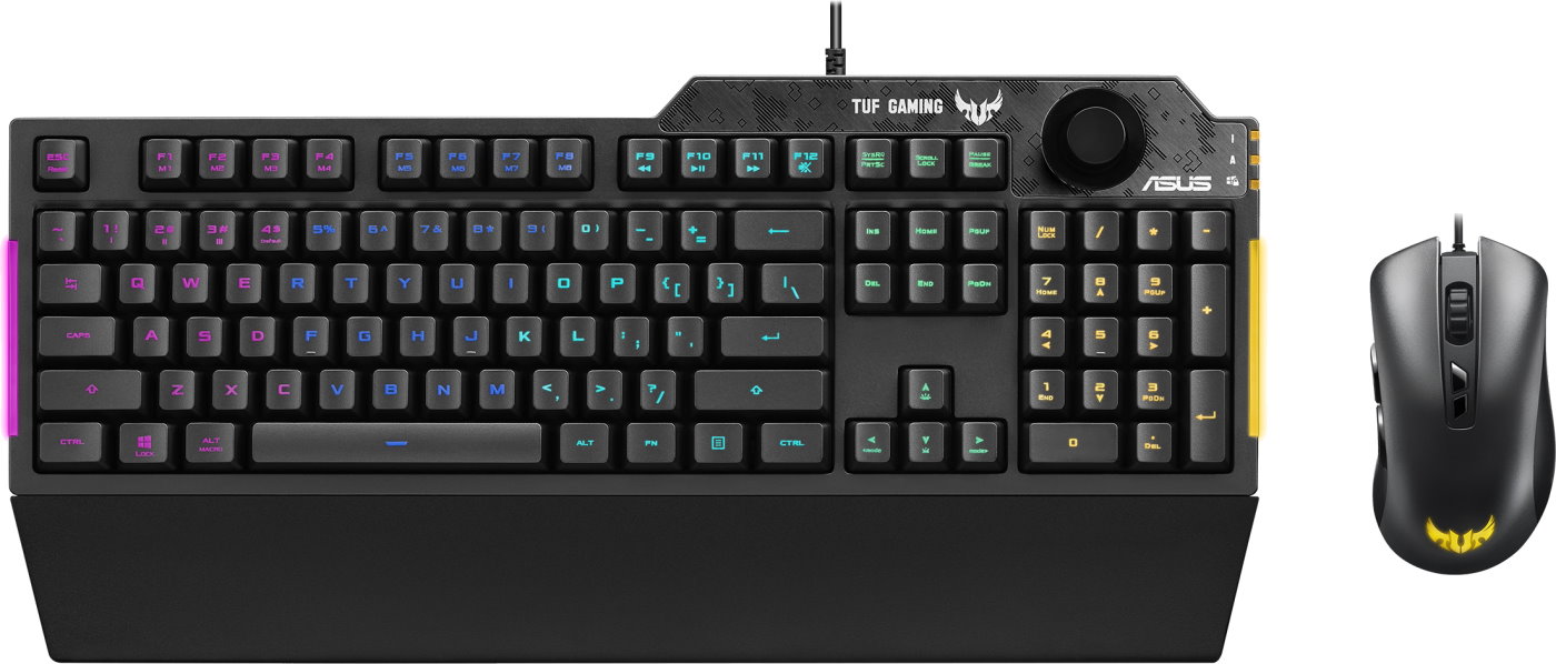 Комплект клавиатура и мышь Asus TUF Gaming Combo K1&M3 (90MP02A0-BCRA00)