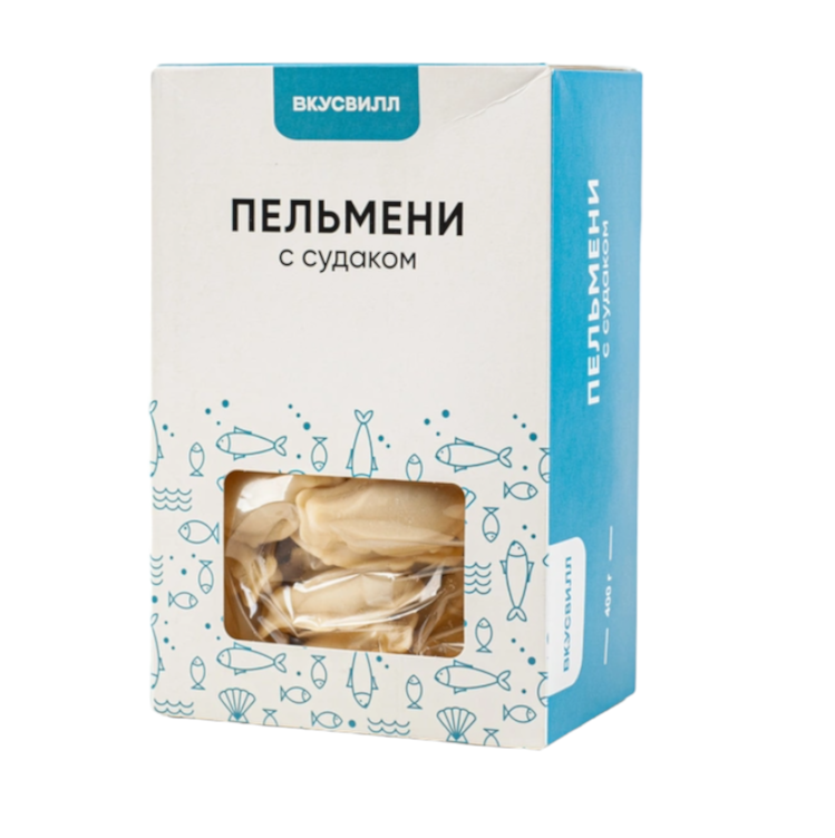 

Пельмени ВкусВилл с судаком 400 г