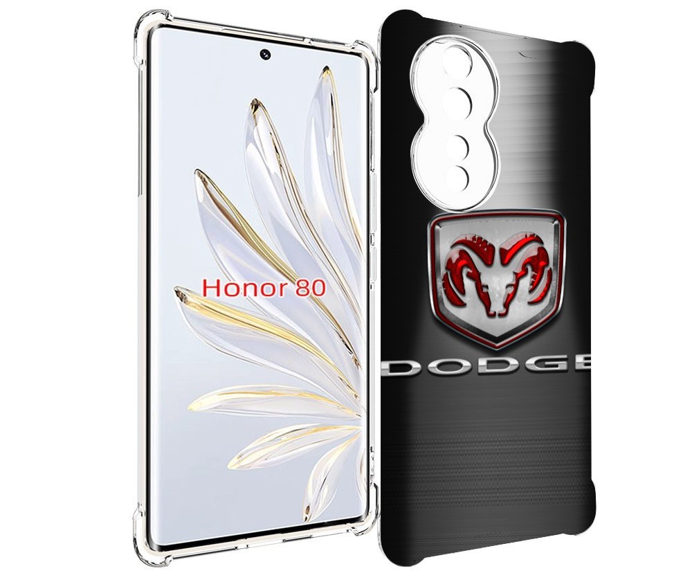 

Чехол MyPads dodge 1 мужской для Honor 80, Прозрачный, Tocco