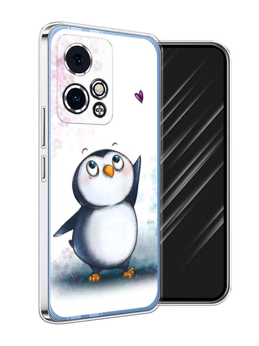 

Чехол Awog на Honor 90 GT "Пингвин и сердечко", Белый, 6123450-1