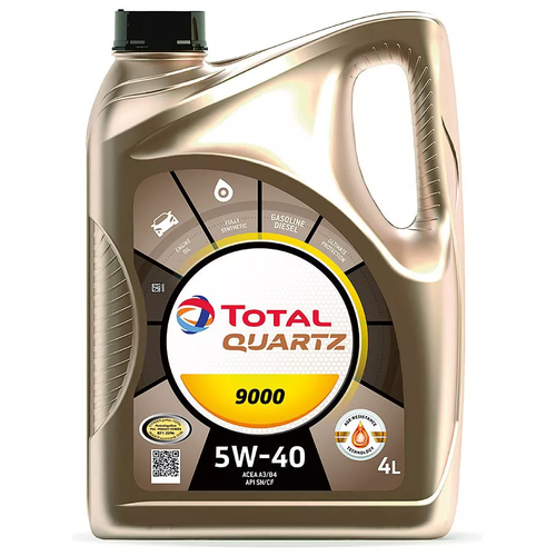 Моторное масло Total Quartz 9000 5W40 4л