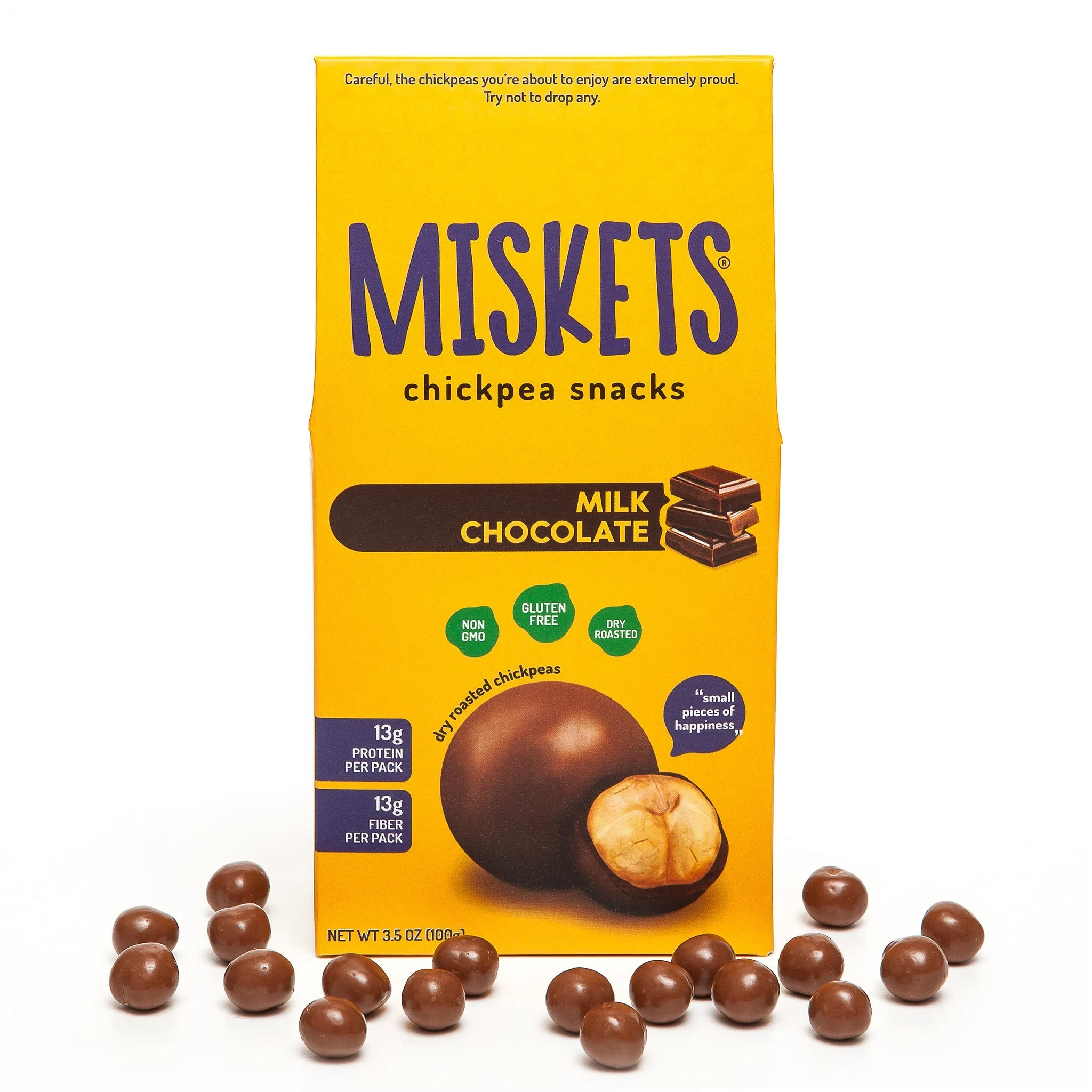 

Нут Miskets жареный очищенный в молочном шоколаде 80 г