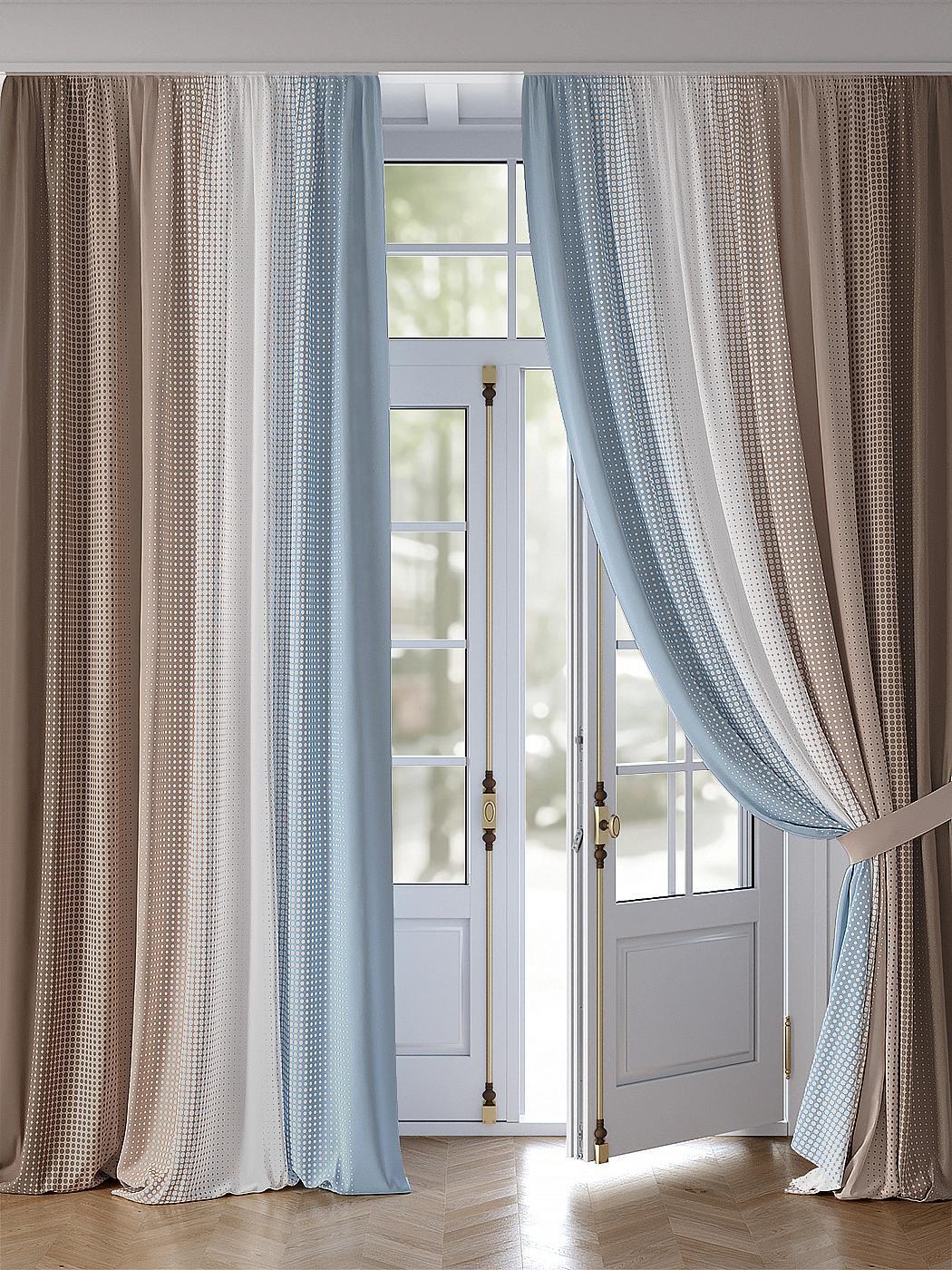 

Комплекты штор AT HOME / шторы в комнату 220х320 см / Берни (Капучино), 962041