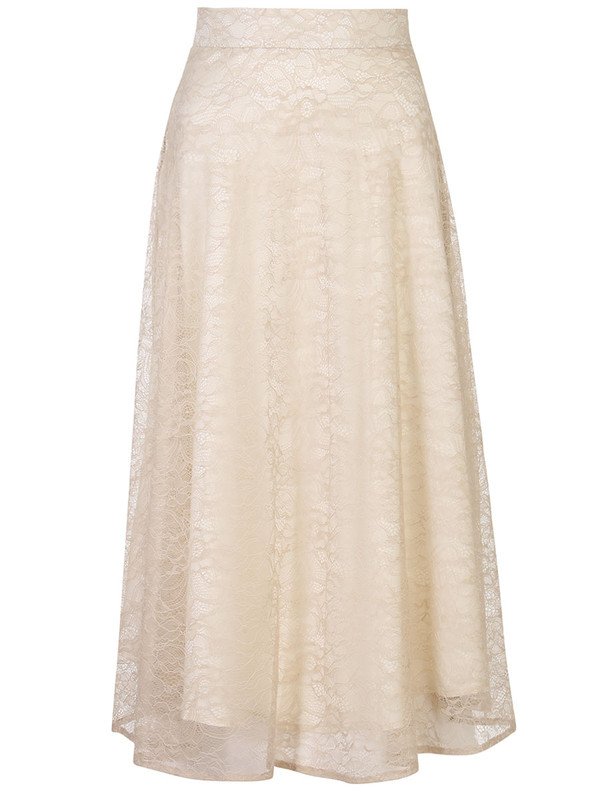 Юбка женская de fil blanc С-2-4 бежевая 44 RU