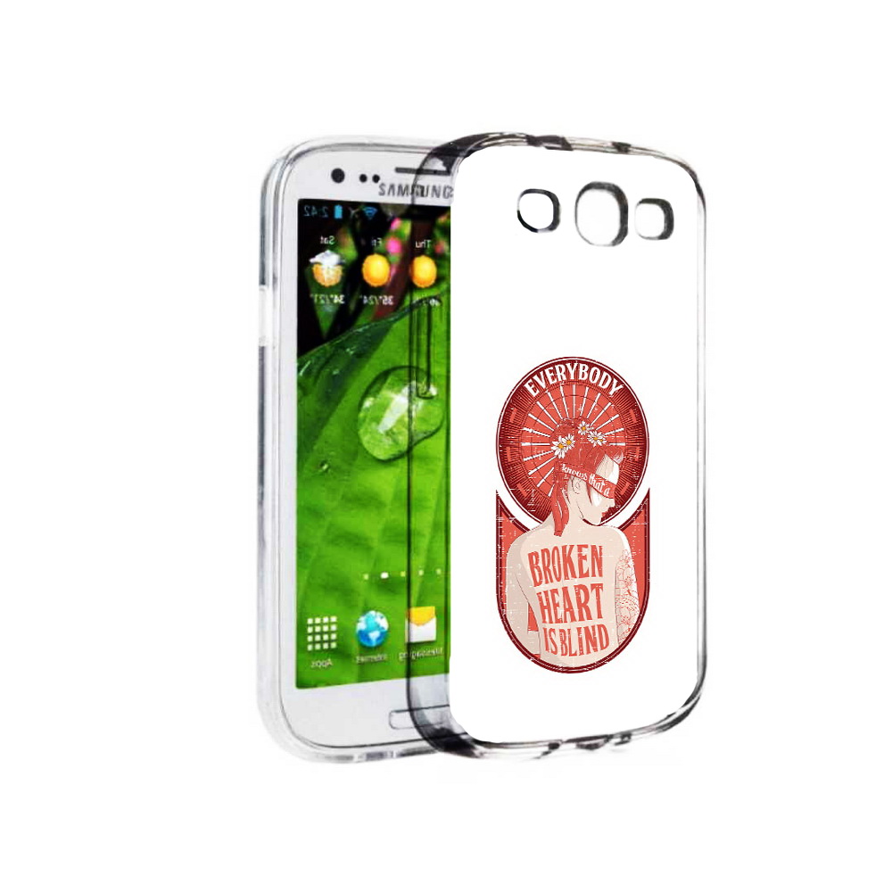 

Чехол MyPads Tocco для Samsung Galaxy S3 девушка разбитое сердце (PT123108.507.310), Прозрачный, Tocco