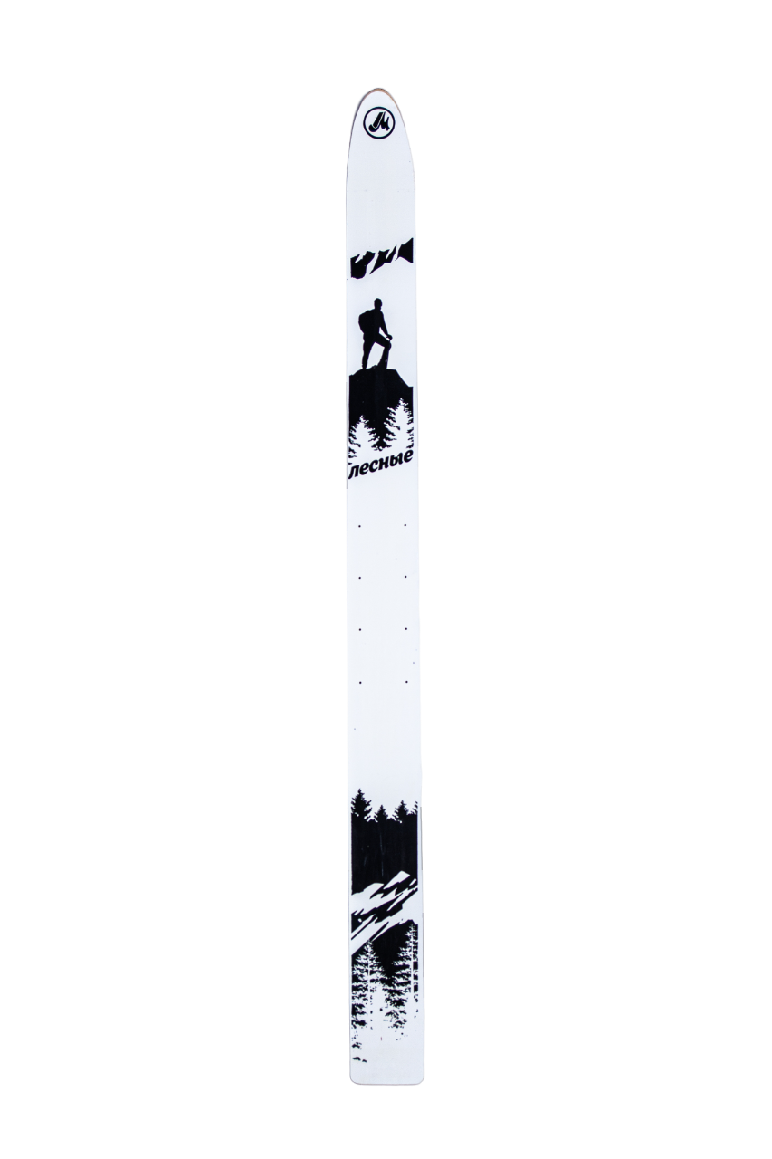 Комплект охотничьих дерево-пластиковых лыж Маяк ЛЕСНЫЕ 165 х 11 см